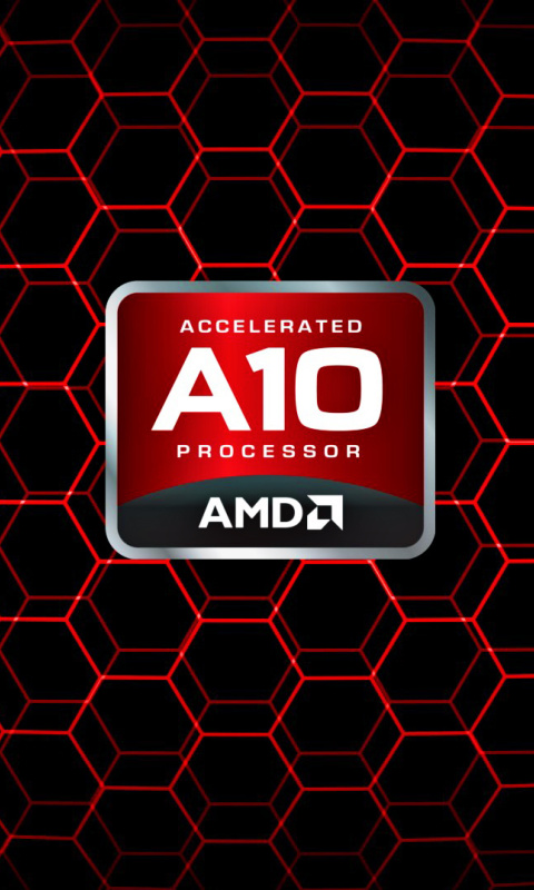 AMD Logo wallpaper 480x800