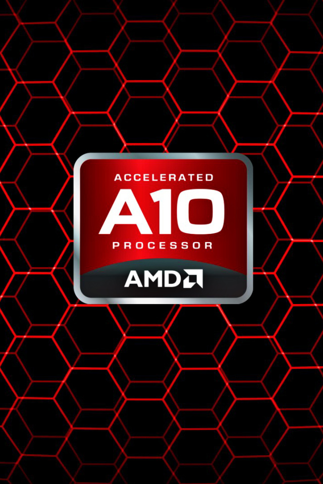 Das AMD Logo Wallpaper 640x960