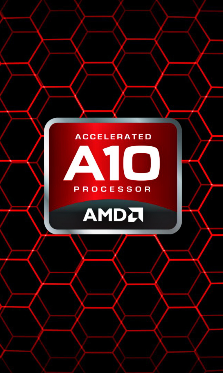 AMD Logo wallpaper 768x1280