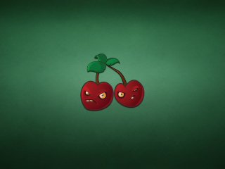 Das Evil Cherries Wallpaper 320x240