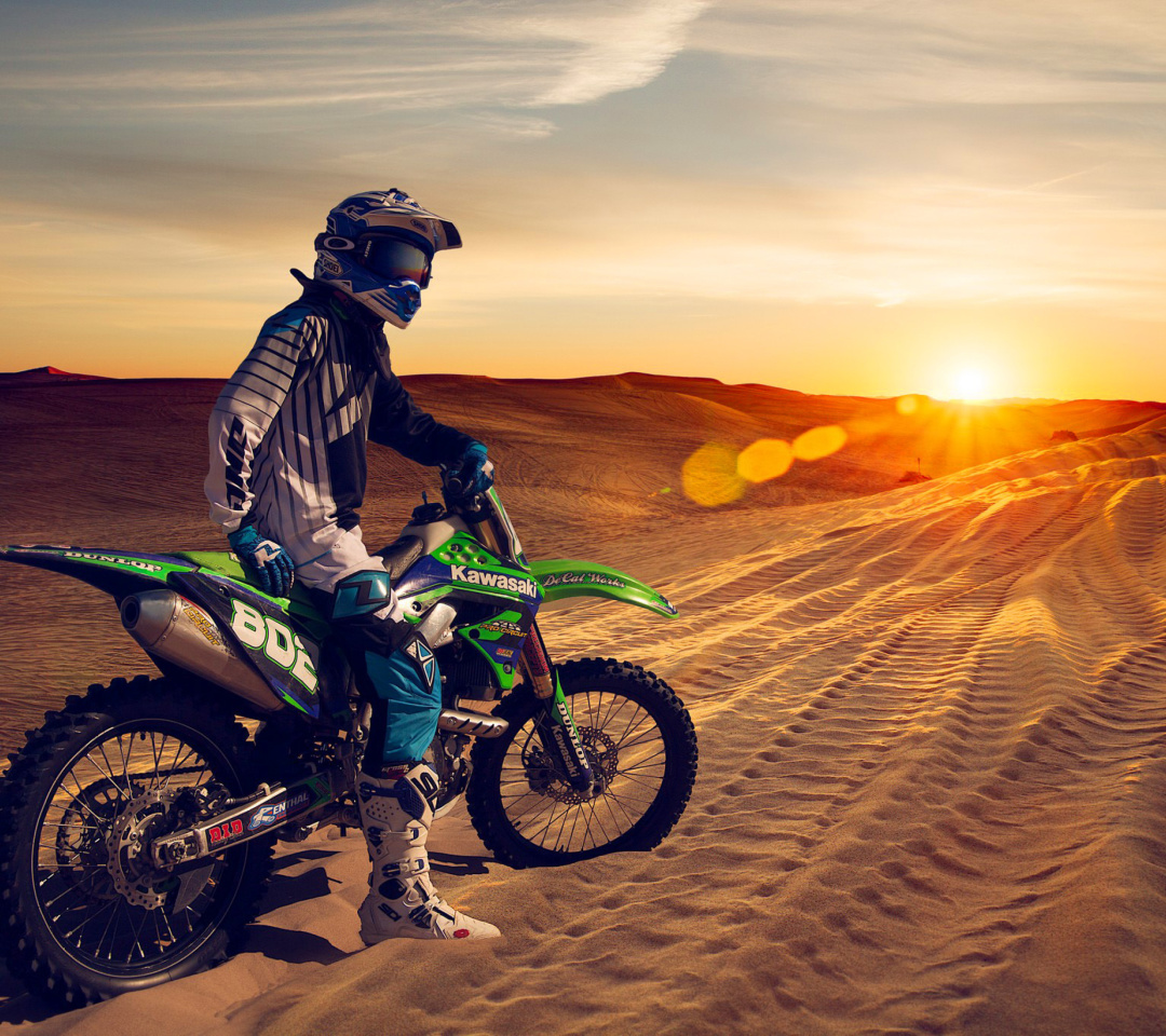 UAE Desert Motocross wallpaper 1080x960