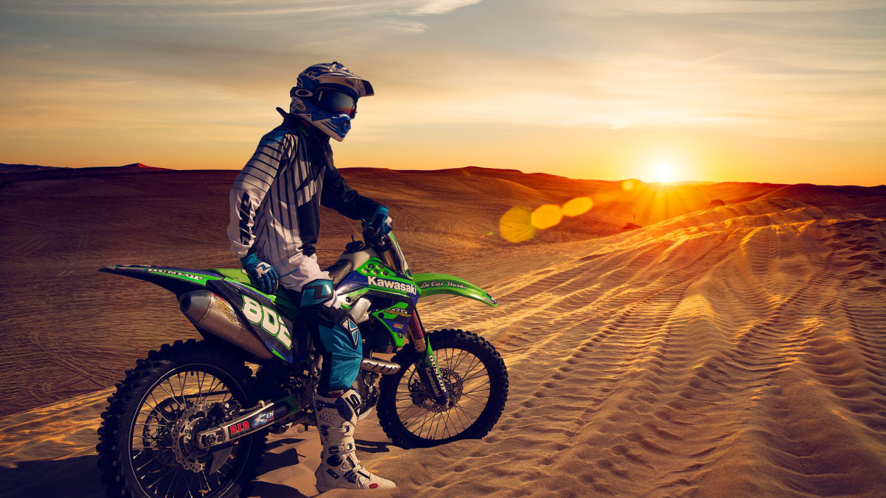 Fondo de pantalla UAE Desert Motocross 1280x720