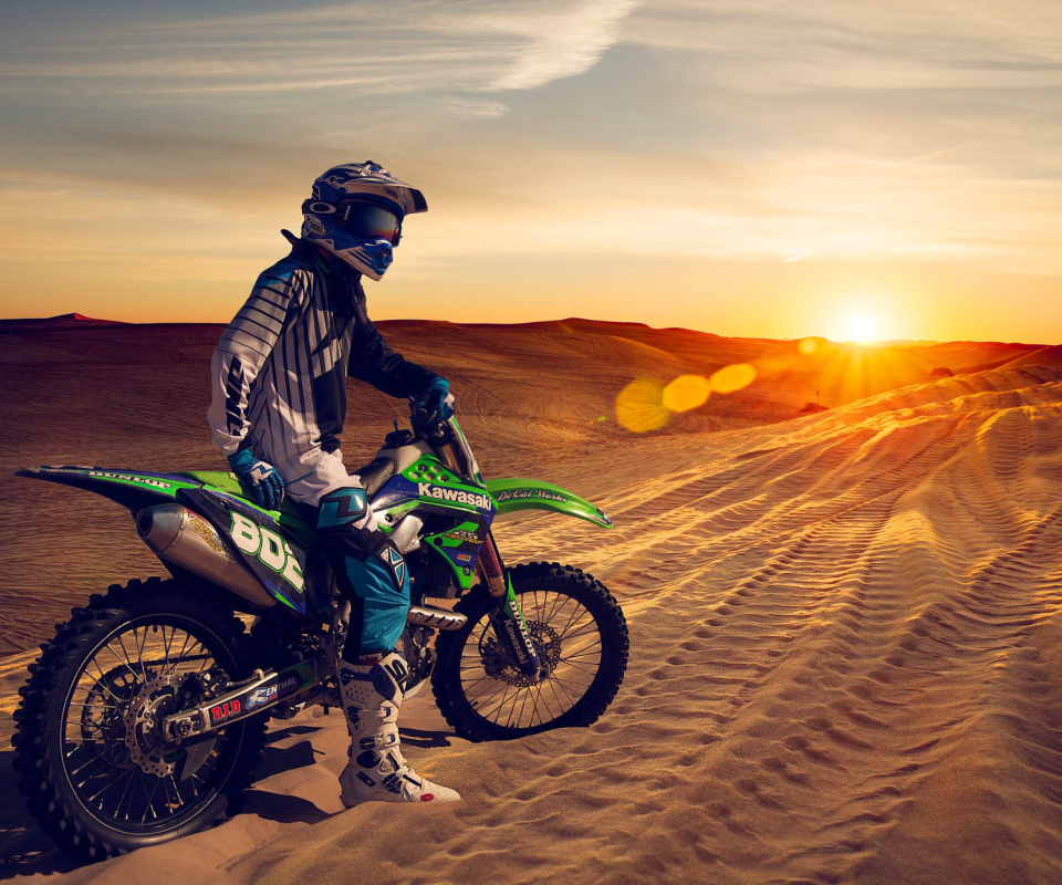 Das UAE Desert Motocross Wallpaper 960x800