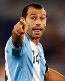 Fondo de pantalla Javier Mascherano 128x160