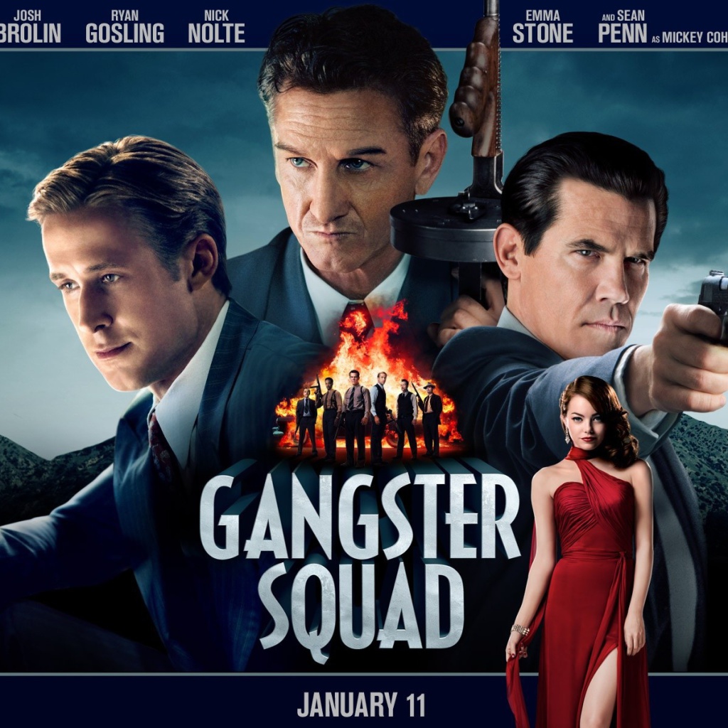 Fondo de pantalla Gangster Squad, Mobster Film 1024x1024
