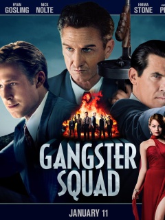 Обои Gangster Squad, Mobster Film 240x320