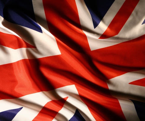 Das British Flag Wallpaper 480x400