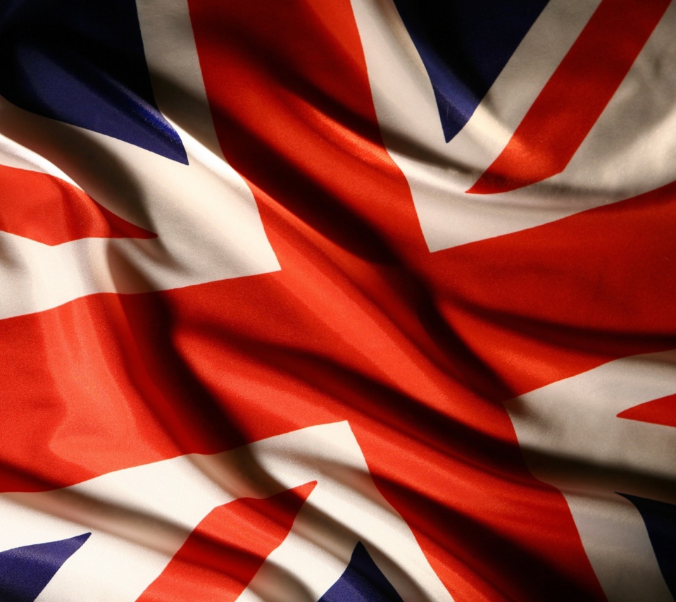 Das British Flag Wallpaper 960x854