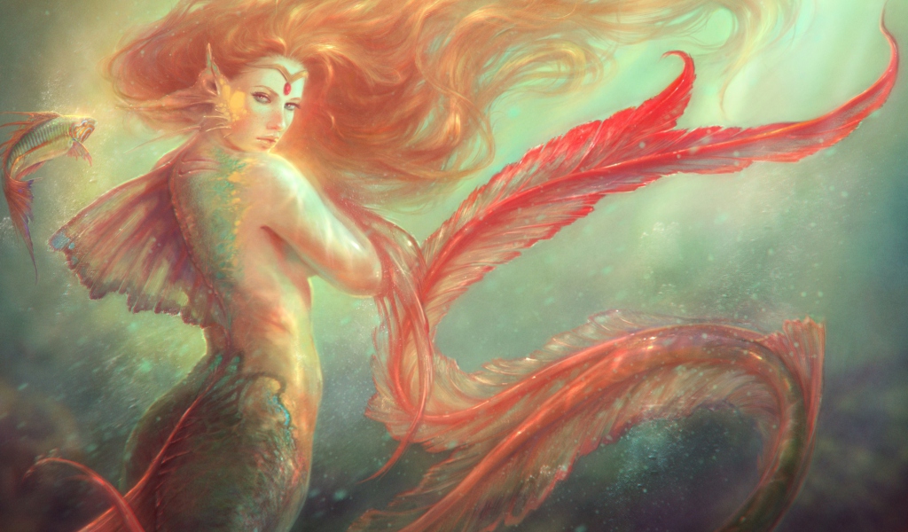 Mermaid Painting screenshot #1 1024x600