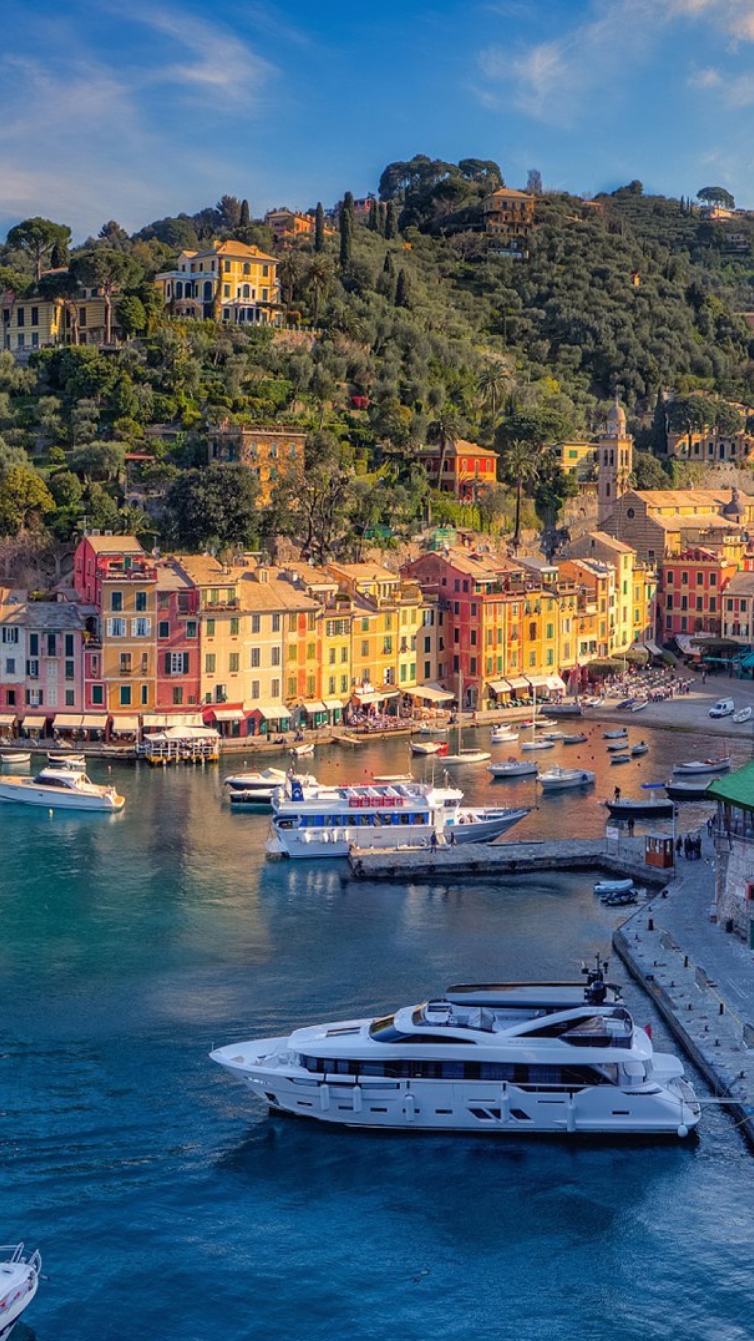Portofino, Italy, Boat, Sea, Building, City, Cityscape Wallpapers HD /  Desktop and Mobile Backgrounds