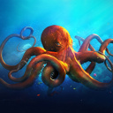 Fondo de pantalla Octopus HD 128x128