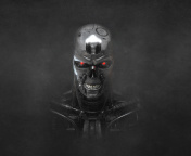 Terminator Endoskull wallpaper 176x144