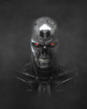 Terminator Endoskull wallpaper 176x220