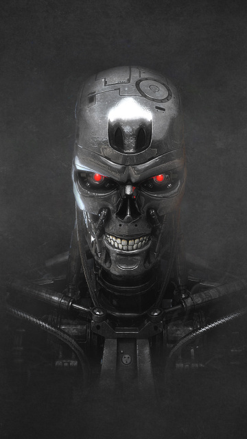 Das Terminator Endoskull Wallpaper 360x640