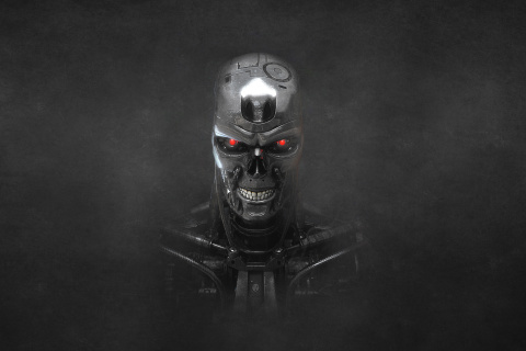 Das Terminator Endoskull Wallpaper 480x320