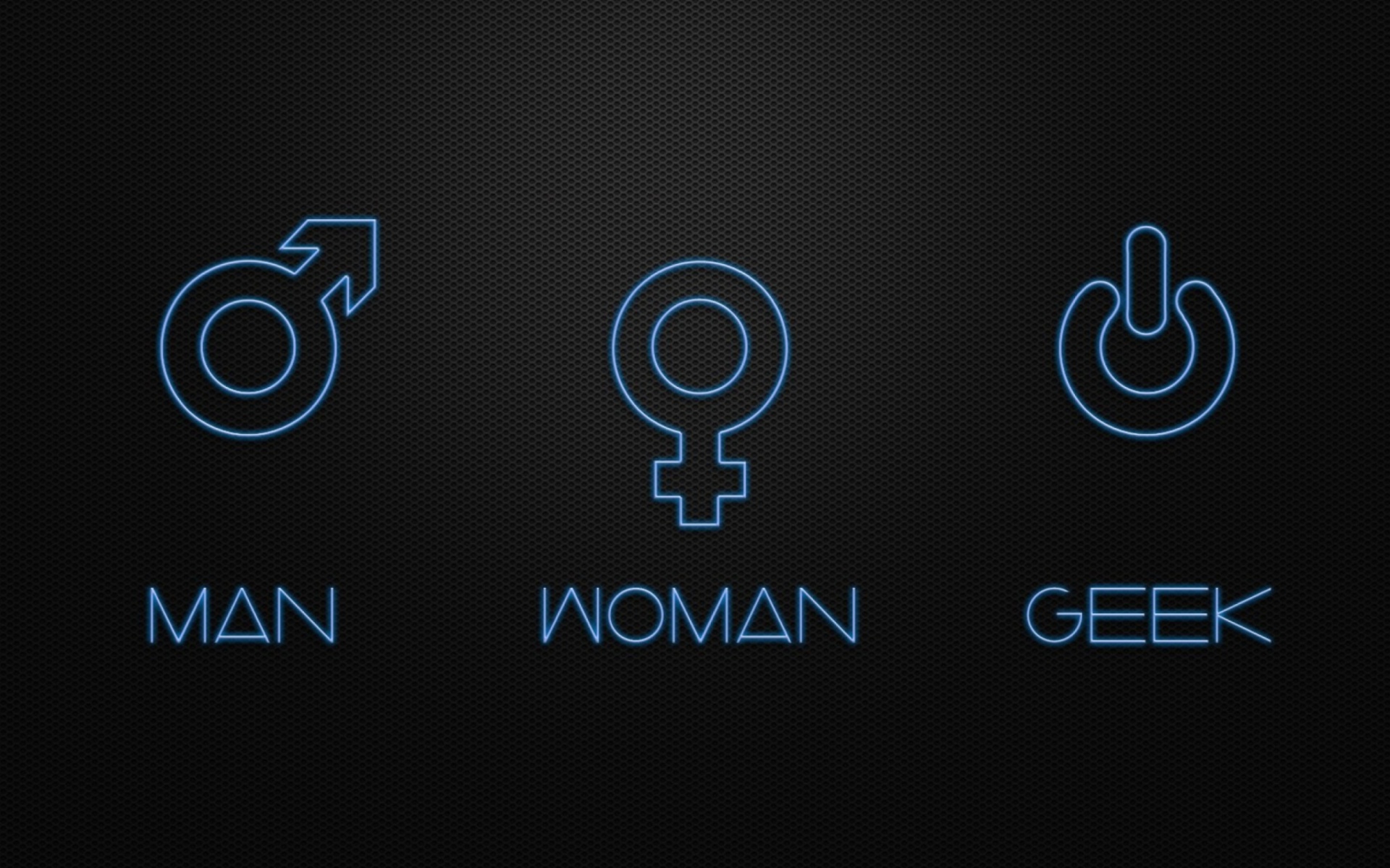Man Woman Geek Signs screenshot #1 1920x1200