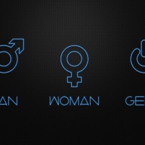 Screenshot №1 pro téma Man Woman Geek Signs 208x208