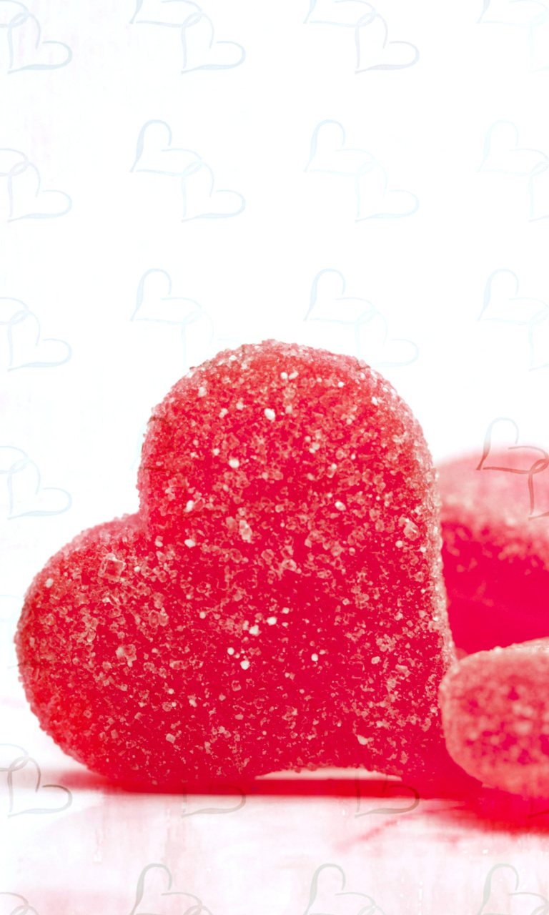 Das Sweet Hearts Wallpaper 768x1280