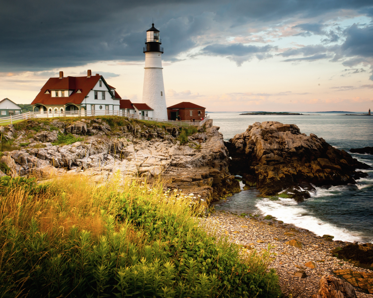 Sfondi Cape Elizabeth, Maine 1280x1024