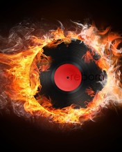 Sfondi Burning Vinyl 176x220