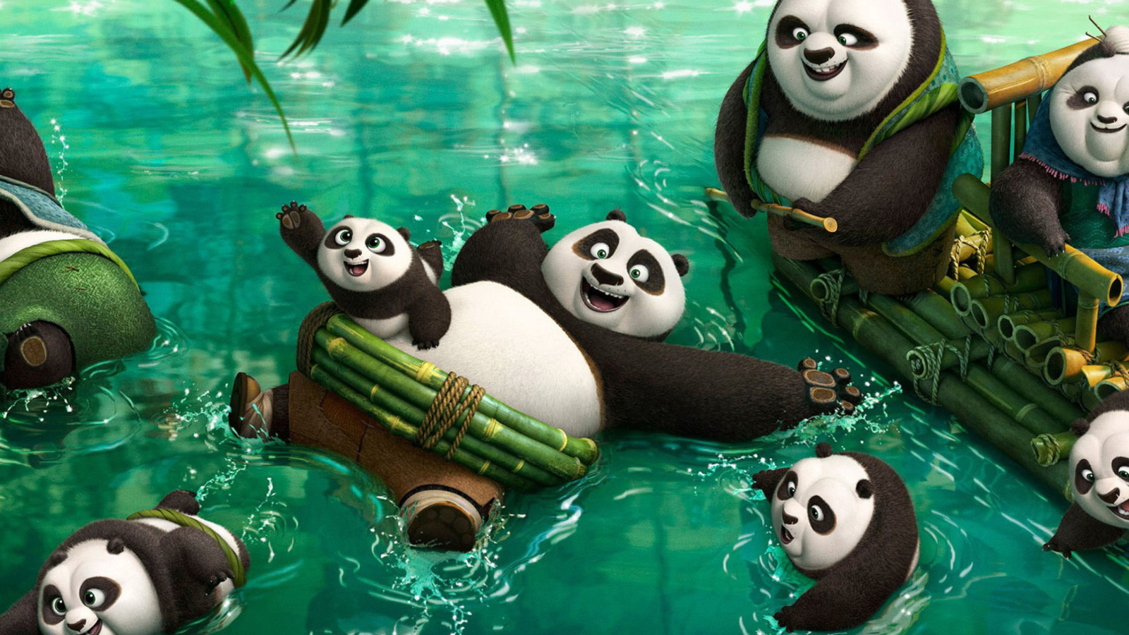 Fondo de pantalla Kung Fu Panda 3 1600x900
