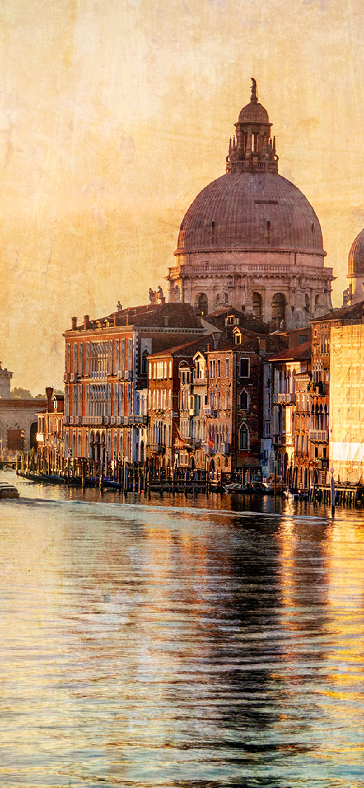 Venice Grand Canal Art wallpaper 1170x2532