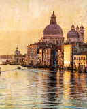 Venice Grand Canal Art wallpaper 128x160