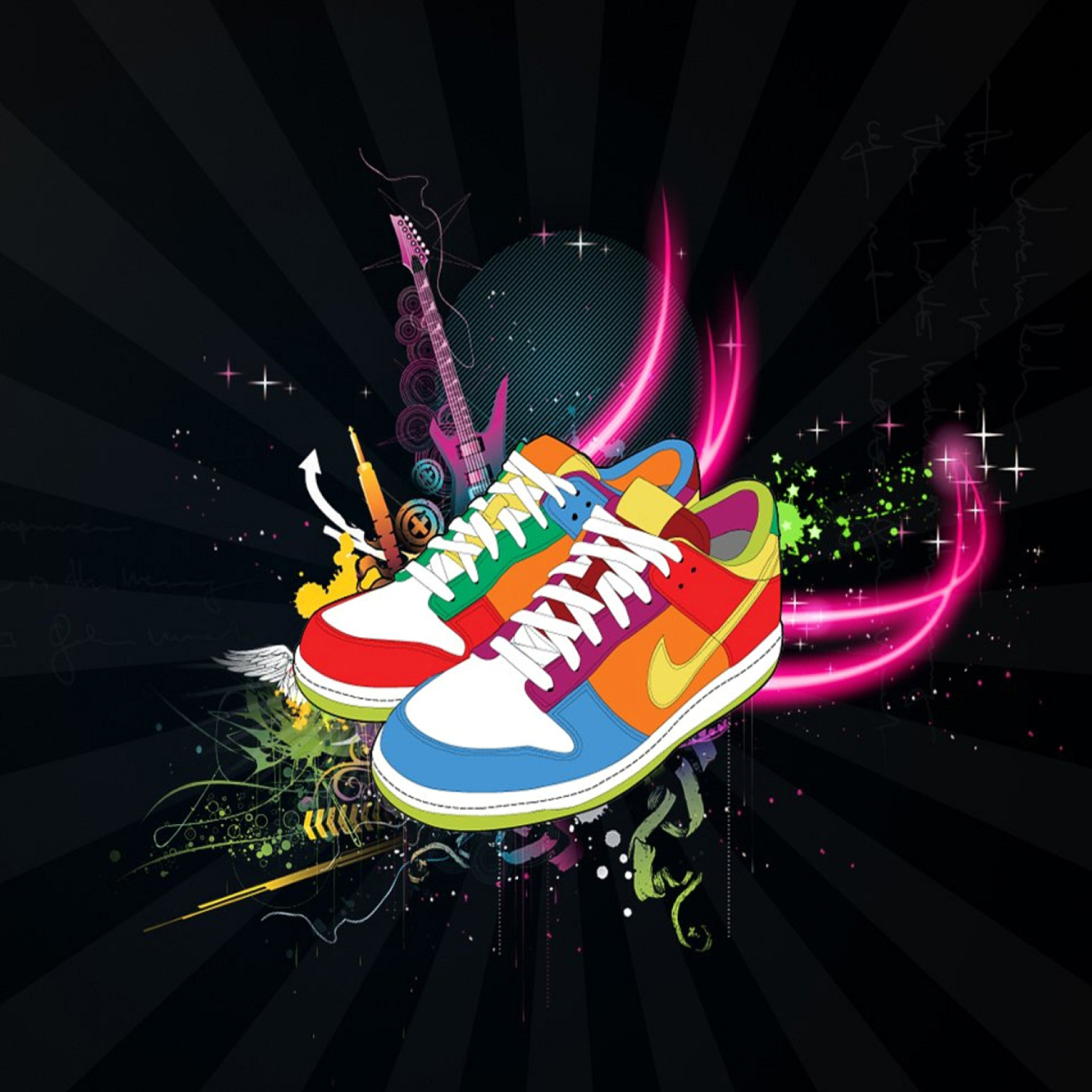 Fondo de pantalla Nike Shoes 2048x2048