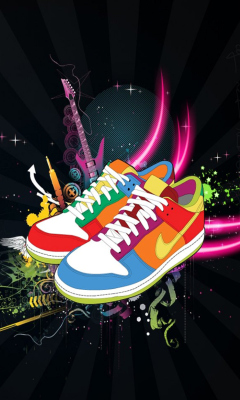 Fondo de pantalla Nike Shoes 240x400