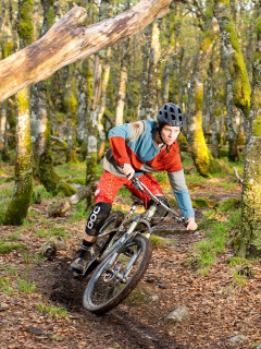 Mountainbike wallpaper 240x320