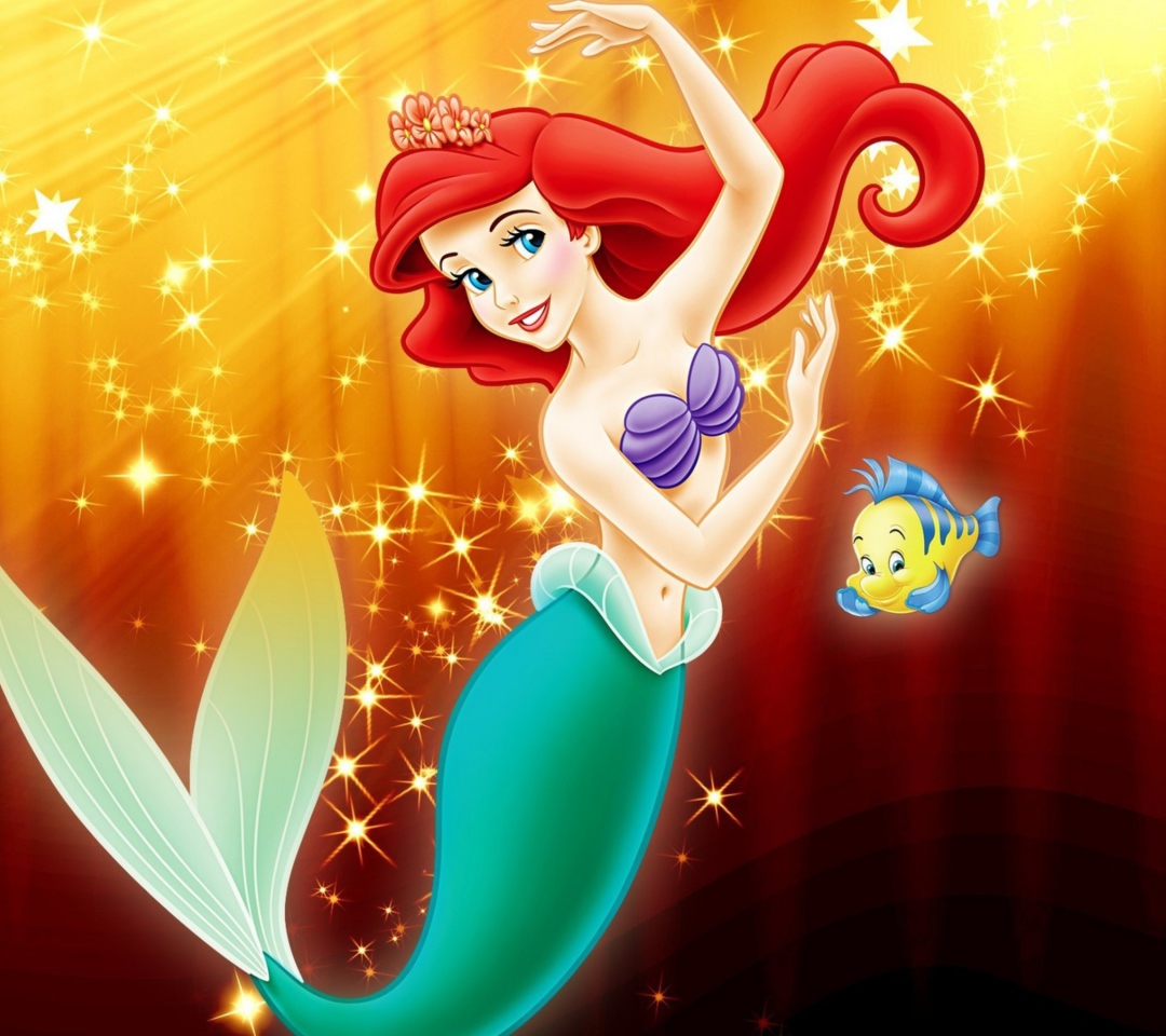 Das Little Mermaid Walt Disney Wallpaper 1080x960