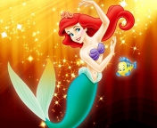 Little Mermaid Walt Disney wallpaper 176x144