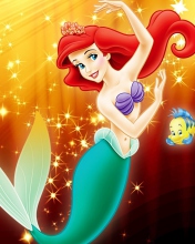 Little Mermaid Walt Disney wallpaper 176x220