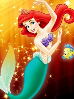 Little Mermaid Walt Disney wallpaper 240x320