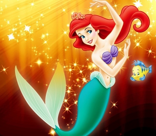 Little Mermaid Walt Disney - Obrázkek zdarma pro iPad mini