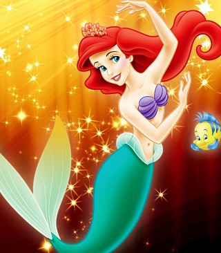 Kostenloses Little Mermaid Walt Disney Wallpaper für 240x320