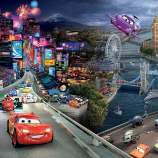 Cars 2 - Obrázkek zdarma pro iPad