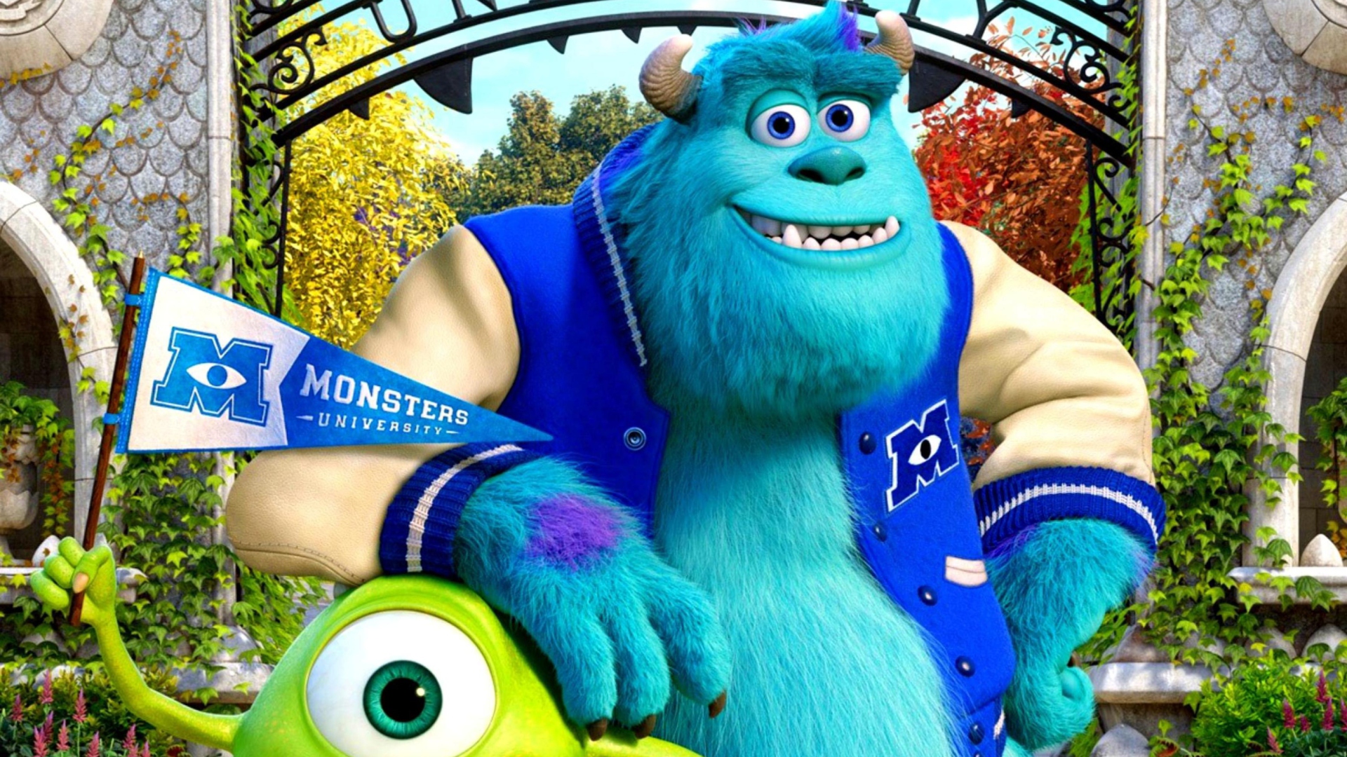 Screenshot №1 pro téma Monsters University 1920x1080