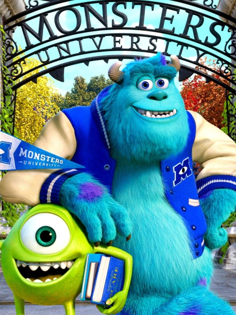 Fondo de pantalla Monsters University 480x640