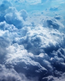 Fondo de pantalla Wonderful Clouds 128x160