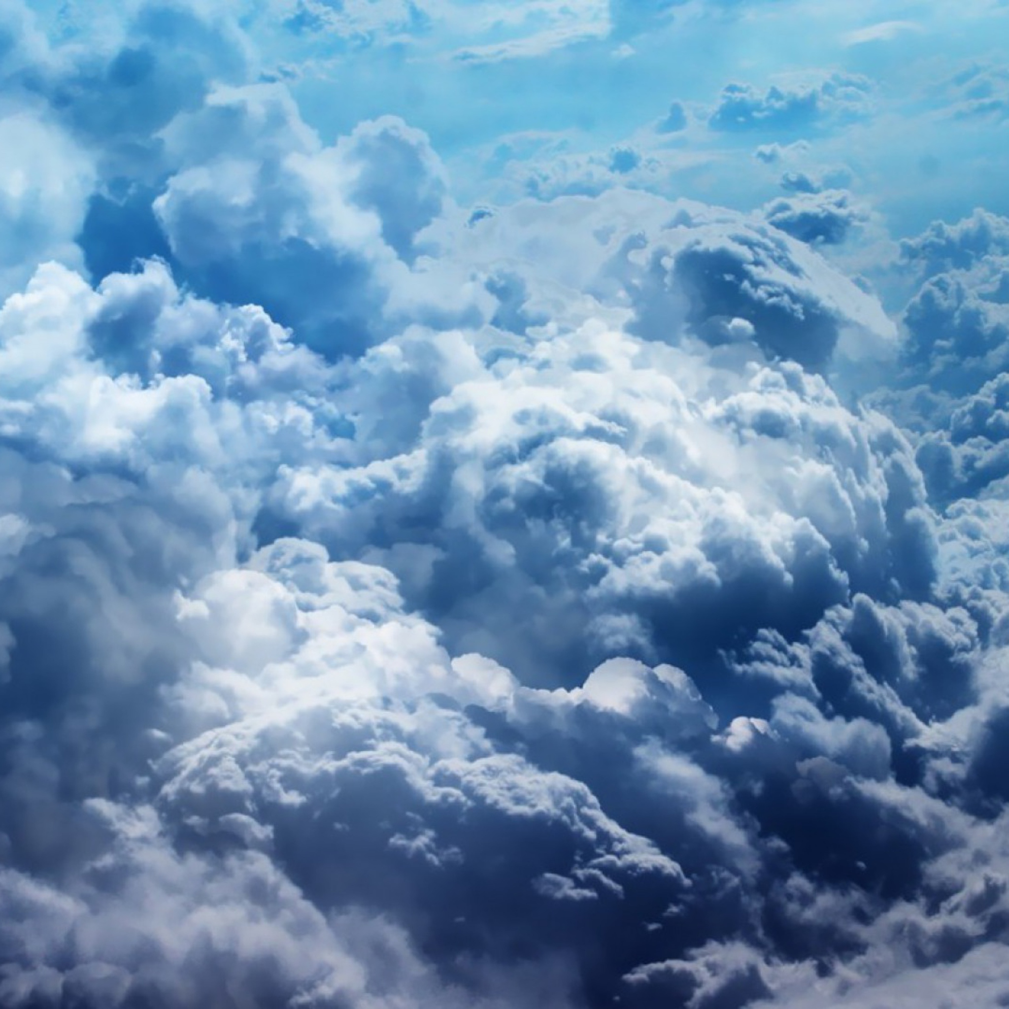 Das Wonderful Clouds Wallpaper 2048x2048