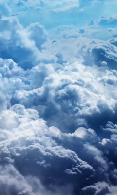 Das Wonderful Clouds Wallpaper 240x400