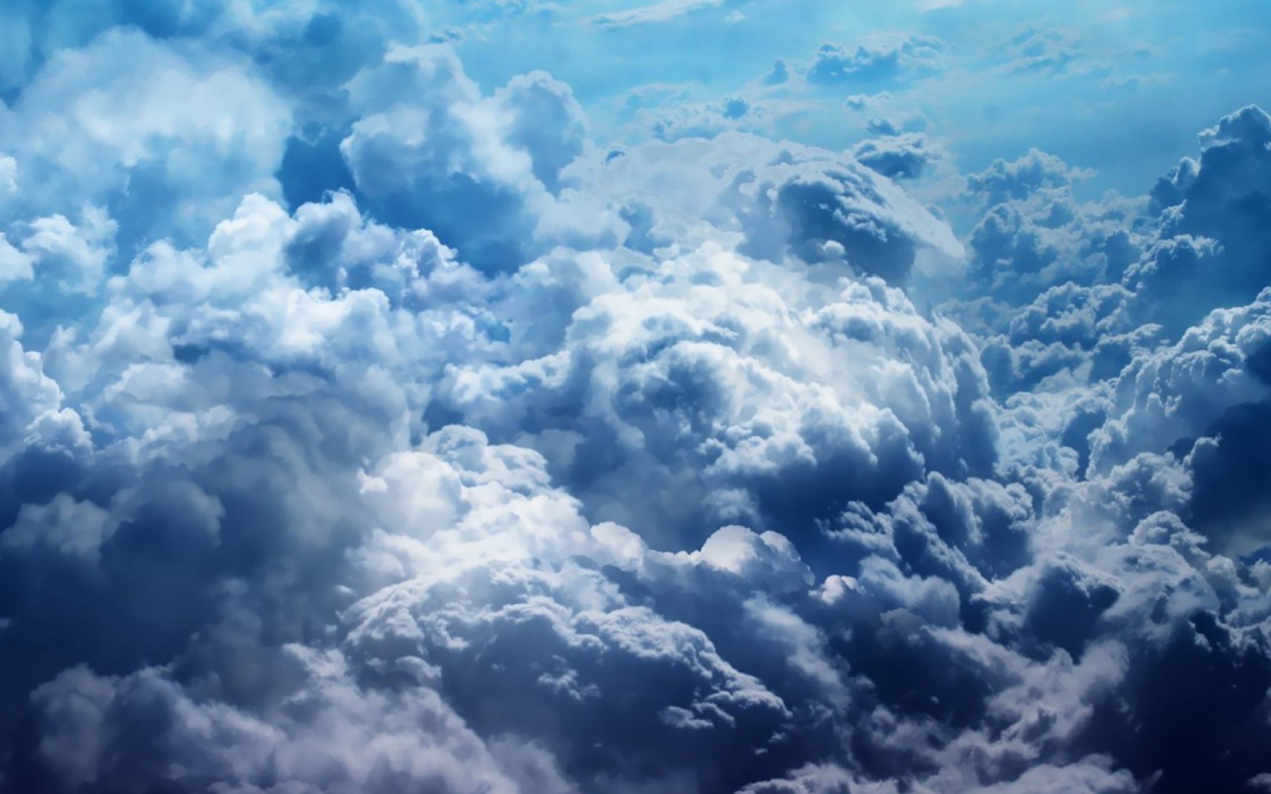 Das Wonderful Clouds Wallpaper 2560x1600