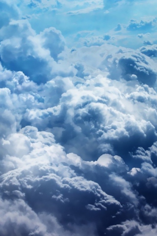 Wonderful Clouds wallpaper 320x480