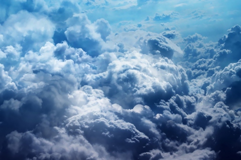 Das Wonderful Clouds Wallpaper 480x320