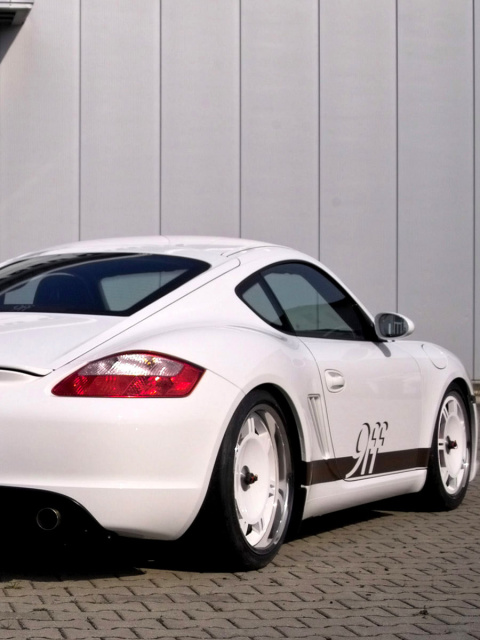 Das Porsche Cayman S Wallpaper 480x640