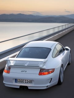 Screenshot №1 pro téma Porsche 911 Gt3 240x320