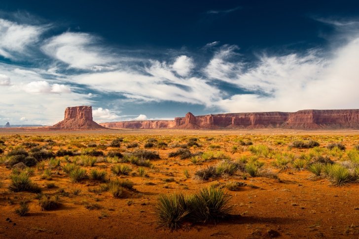 Обои Desert and rocks