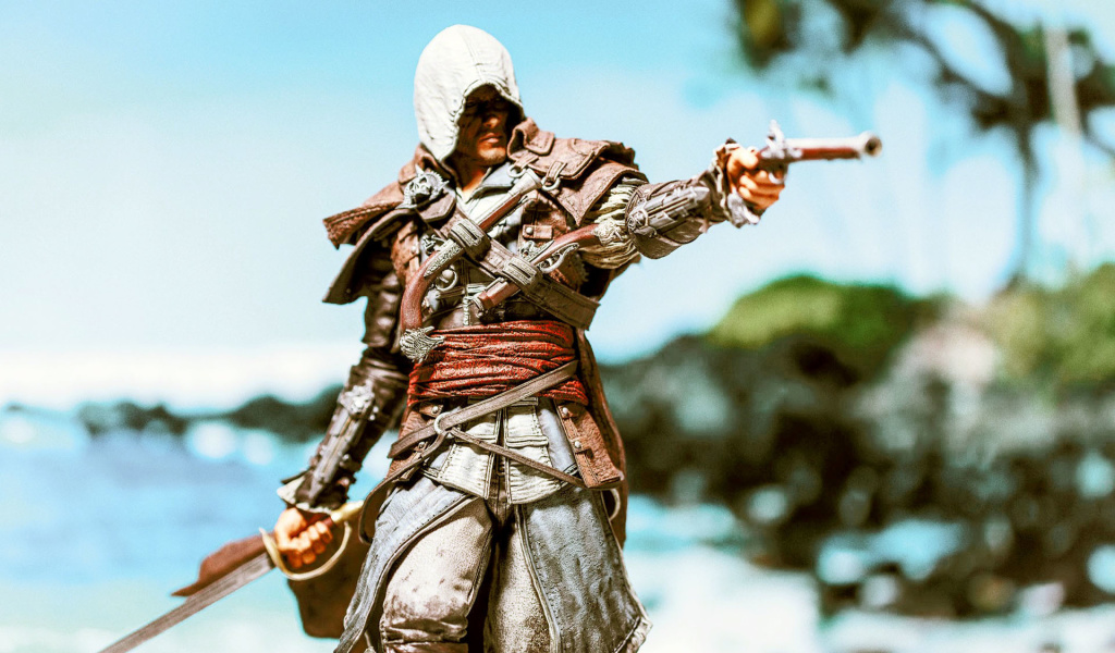 Обои Assassins Creed IV: Black Flag 1024x600
