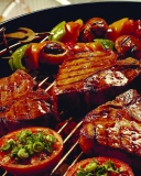 Delicious Grill wallpaper 128x160